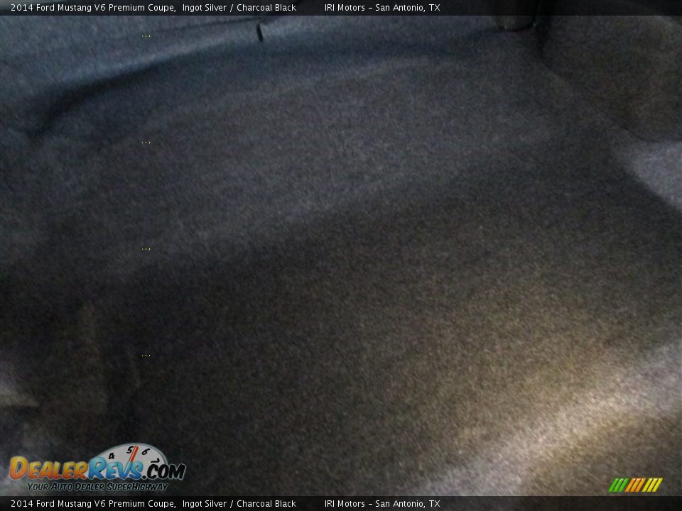 2014 Ford Mustang V6 Premium Coupe Ingot Silver / Charcoal Black Photo #10