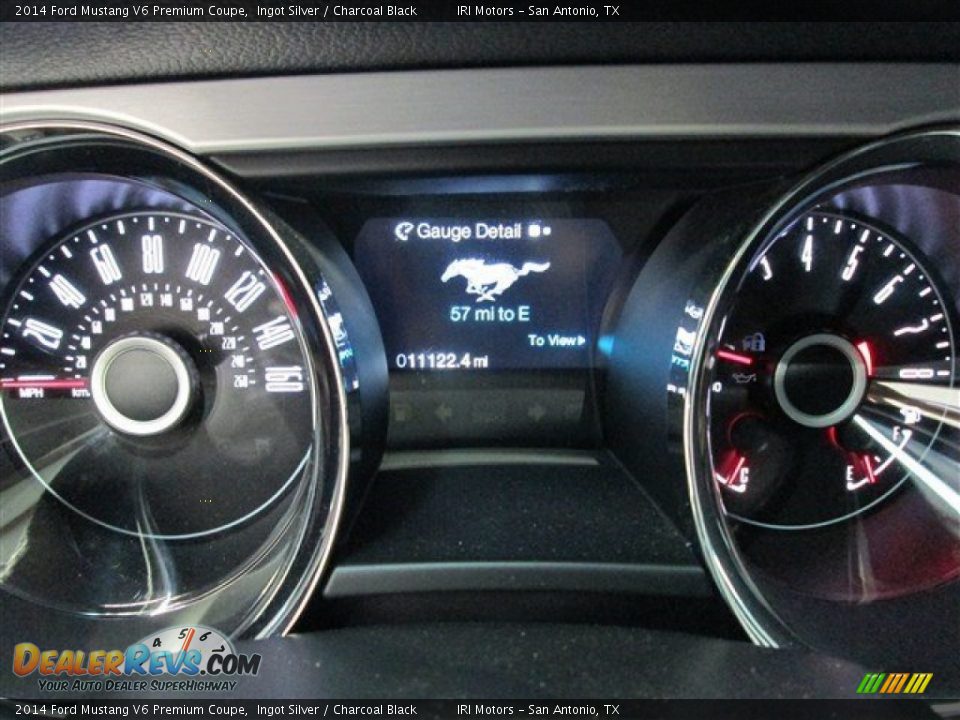 2014 Ford Mustang V6 Premium Coupe Ingot Silver / Charcoal Black Photo #16