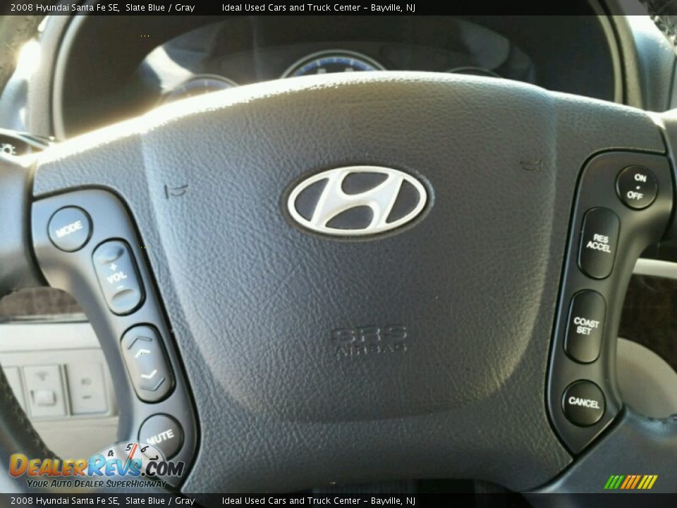 2008 Hyundai Santa Fe SE Slate Blue / Gray Photo #29