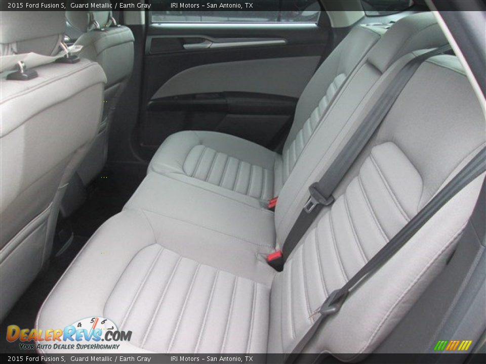 Rear Seat of 2015 Ford Fusion S Photo #8