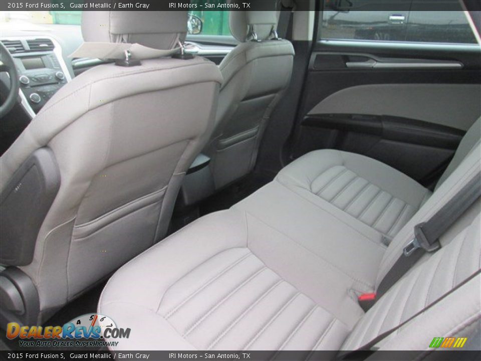 Rear Seat of 2015 Ford Fusion S Photo #9