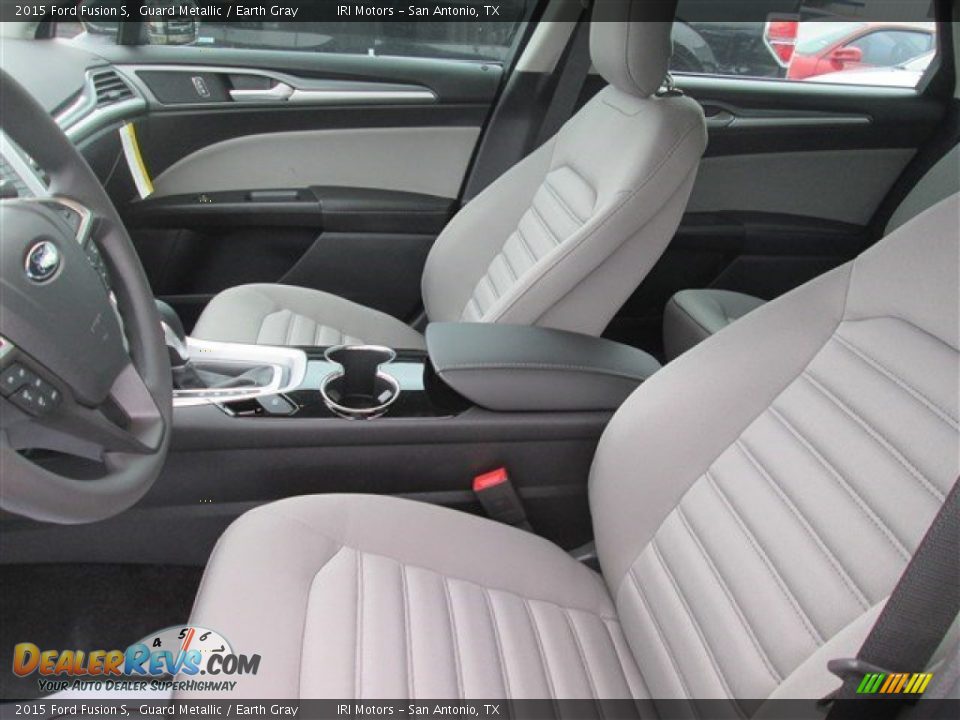 Front Seat of 2015 Ford Fusion S Photo #10