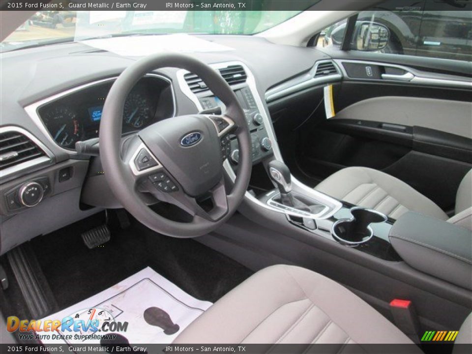 2015 Ford Fusion S Guard Metallic / Earth Gray Photo #11