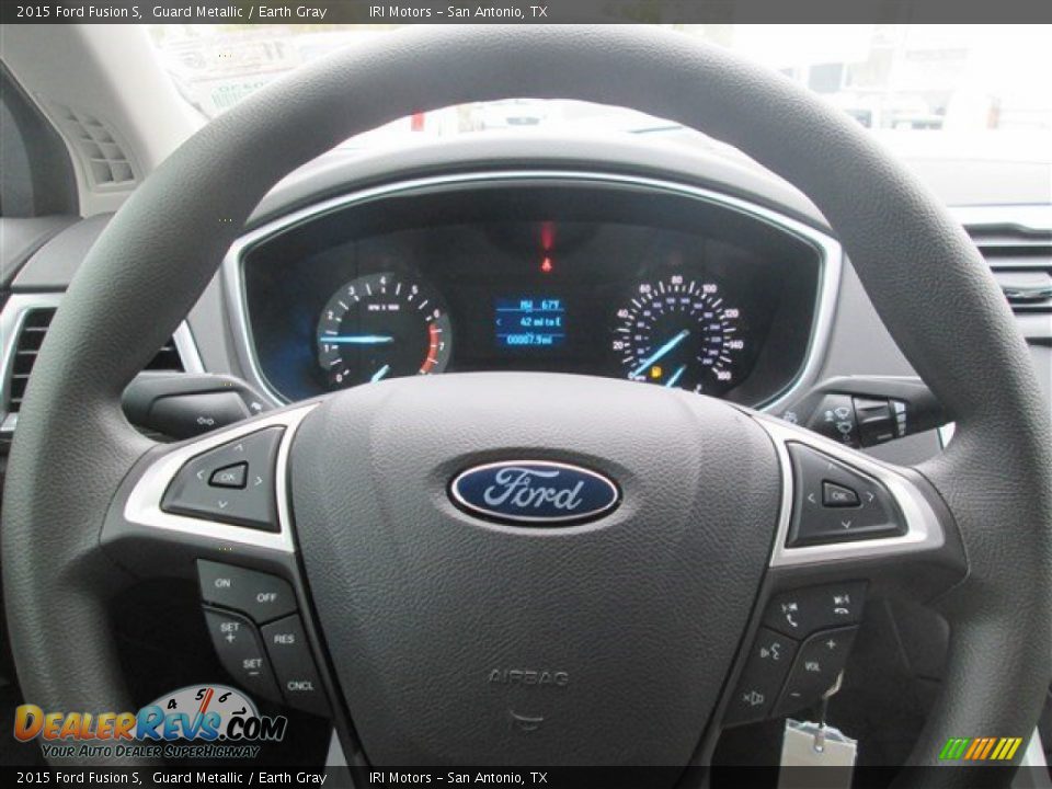 2015 Ford Fusion S Guard Metallic / Earth Gray Photo #13