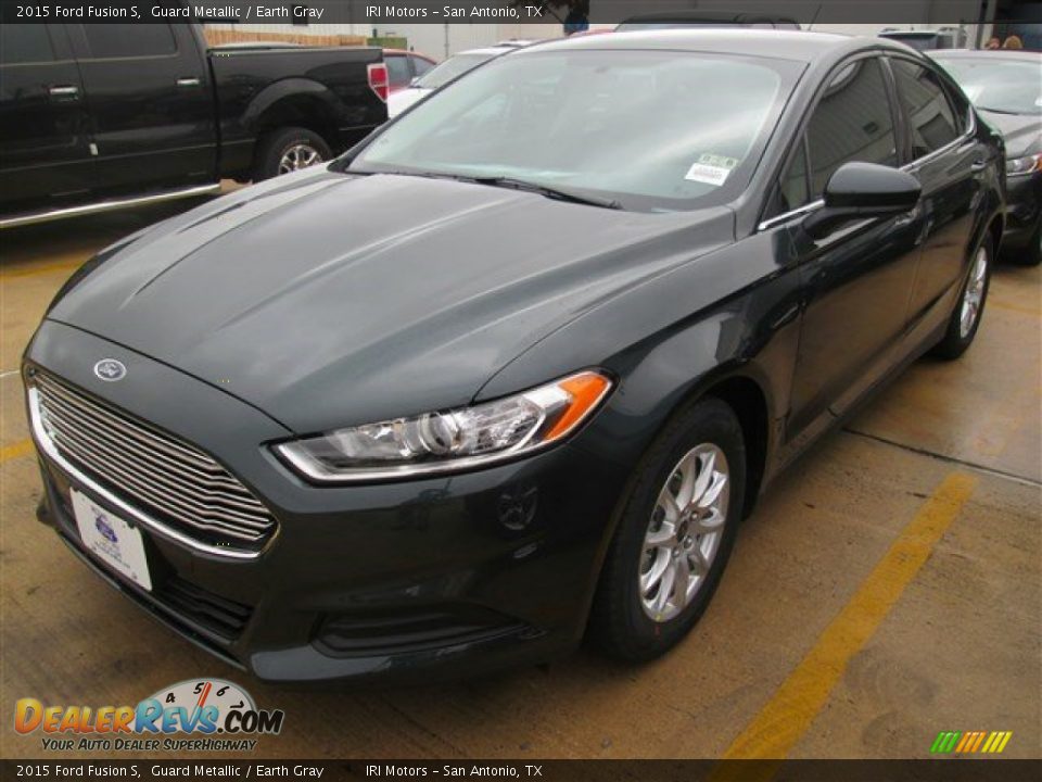 2015 Ford Fusion S Guard Metallic / Earth Gray Photo #23