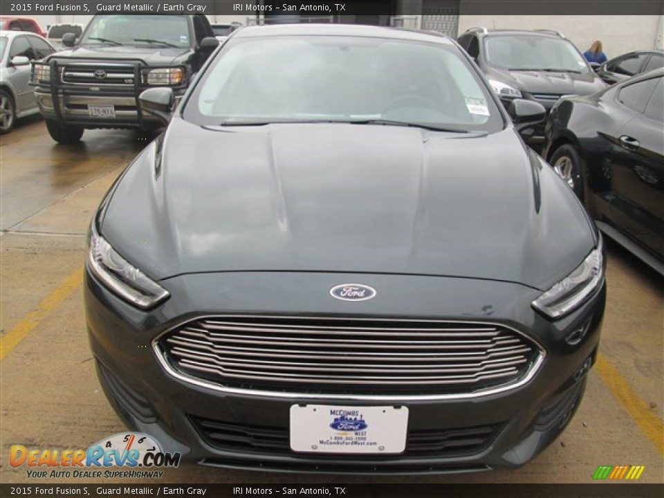 2015 Ford Fusion S Guard Metallic / Earth Gray Photo #26