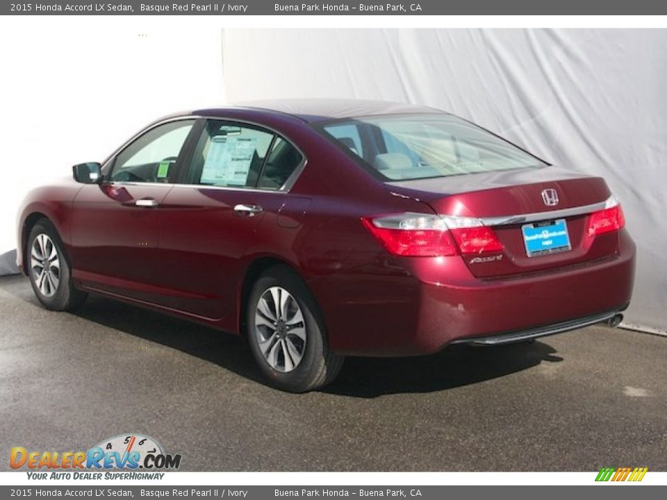 2015 Honda Accord LX Sedan Basque Red Pearl II / Ivory Photo #5