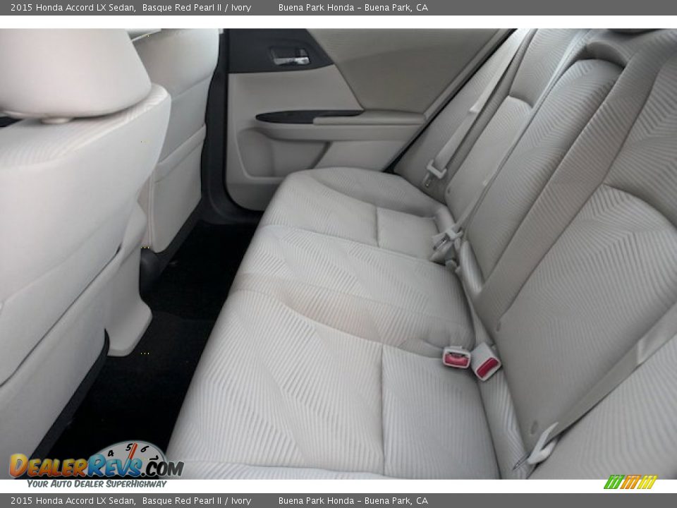 2015 Honda Accord LX Sedan Basque Red Pearl II / Ivory Photo #12