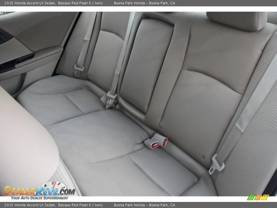 2015 Honda Accord LX Sedan Basque Red Pearl II / Ivory Photo #14