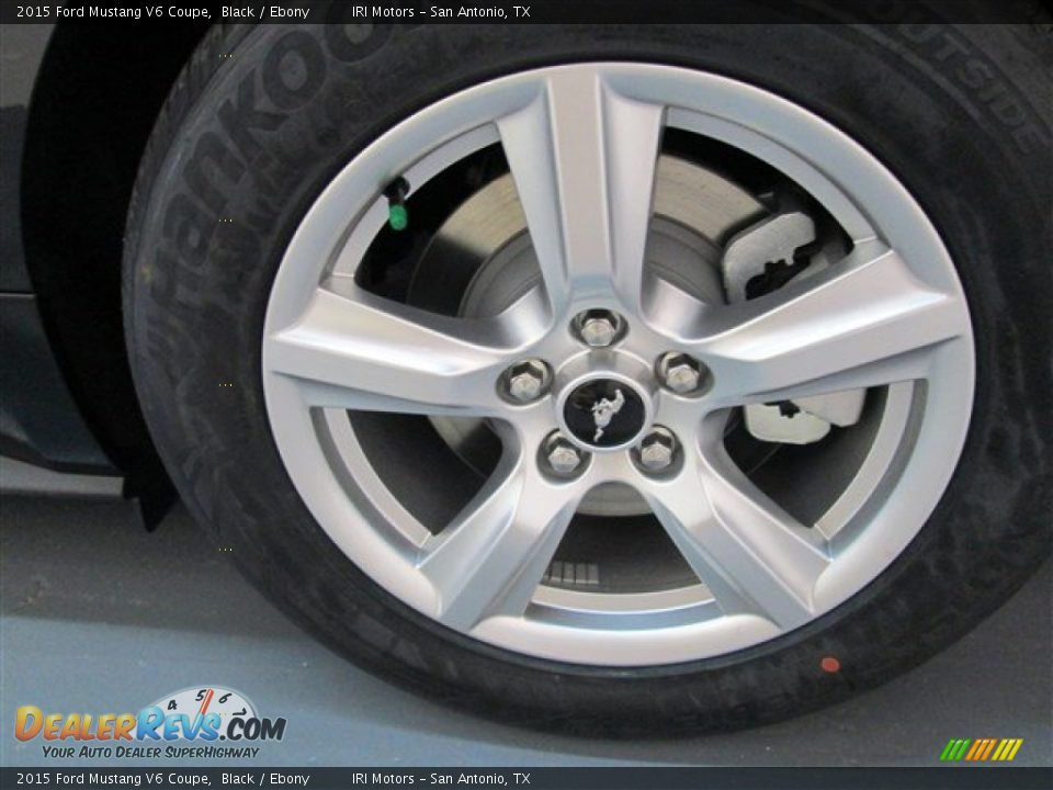 2015 Ford Mustang V6 Coupe Black / Ebony Photo #4