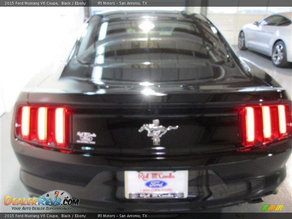 2015 Ford Mustang V6 Coupe Black / Ebony Photo #5