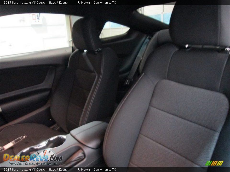 2015 Ford Mustang V6 Coupe Black / Ebony Photo #7