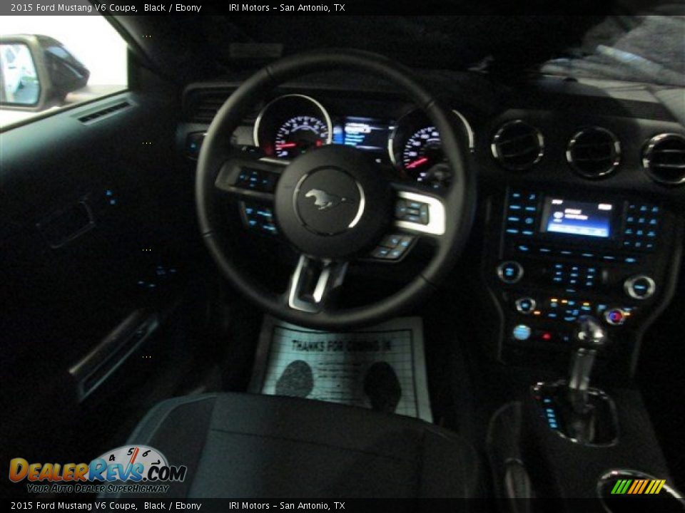 2015 Ford Mustang V6 Coupe Black / Ebony Photo #8