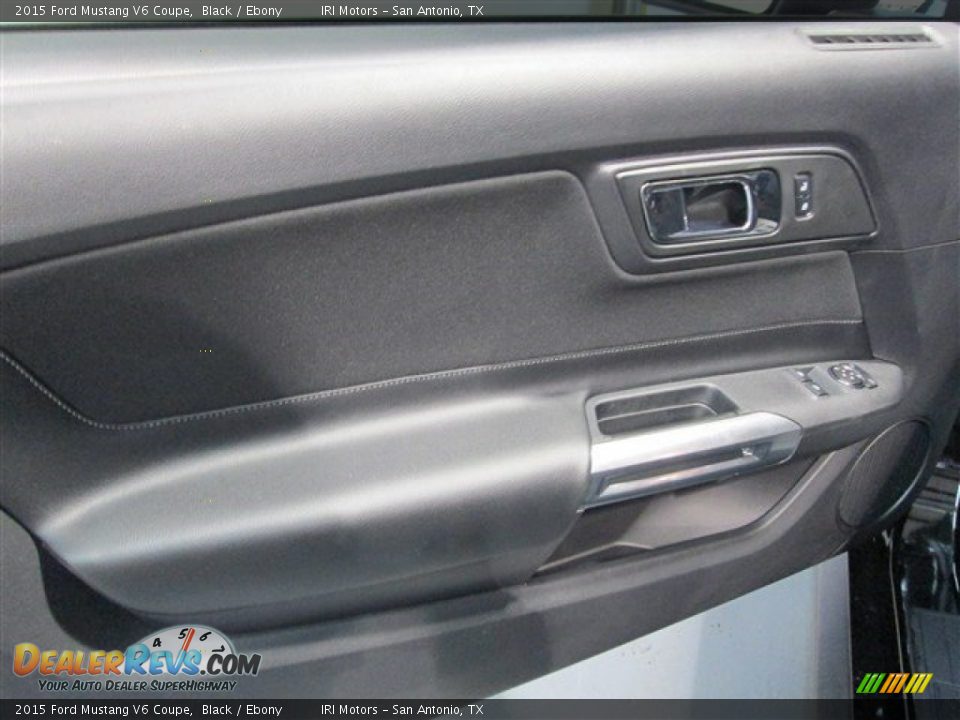 2015 Ford Mustang V6 Coupe Black / Ebony Photo #10