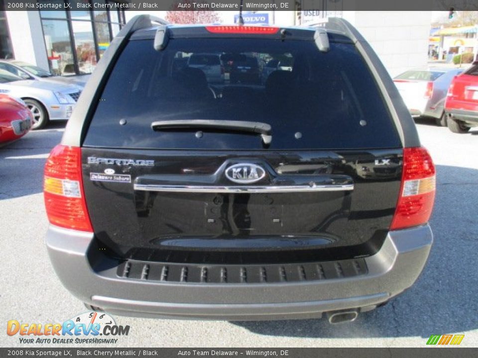 2008 Kia Sportage LX Black Cherry Metallic / Black Photo #6