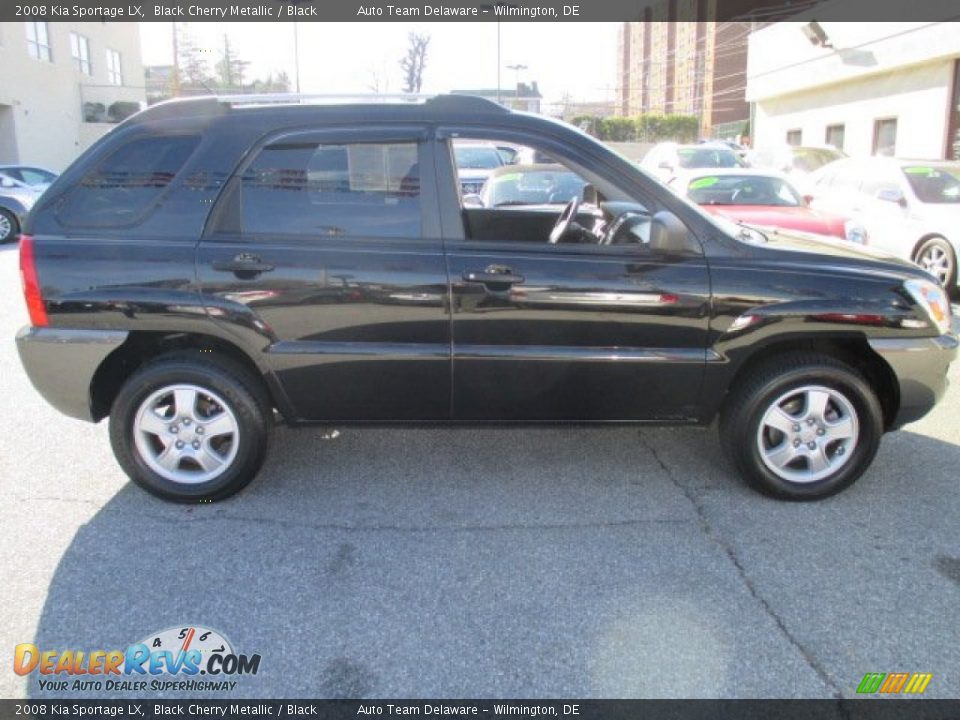 2008 Kia Sportage LX Black Cherry Metallic / Black Photo #8