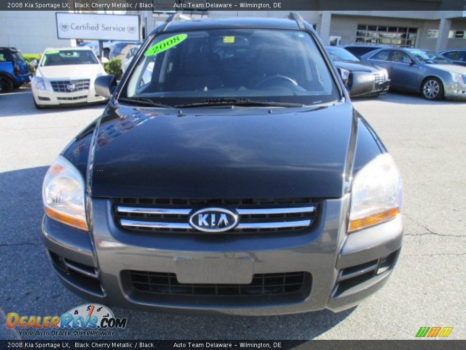 2008 Kia Sportage LX Black Cherry Metallic / Black Photo #10