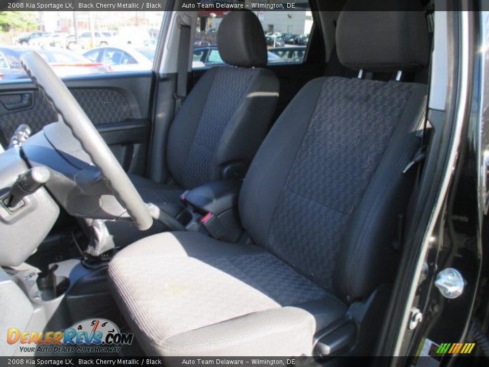 2008 Kia Sportage LX Black Cherry Metallic / Black Photo #11