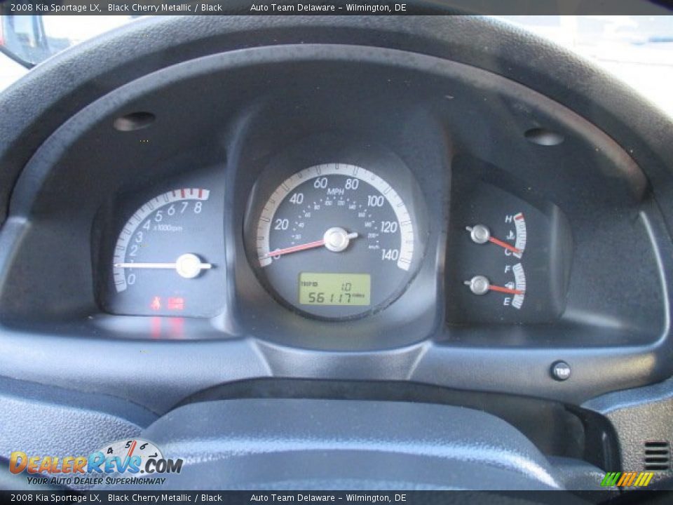 2008 Kia Sportage LX Black Cherry Metallic / Black Photo #14