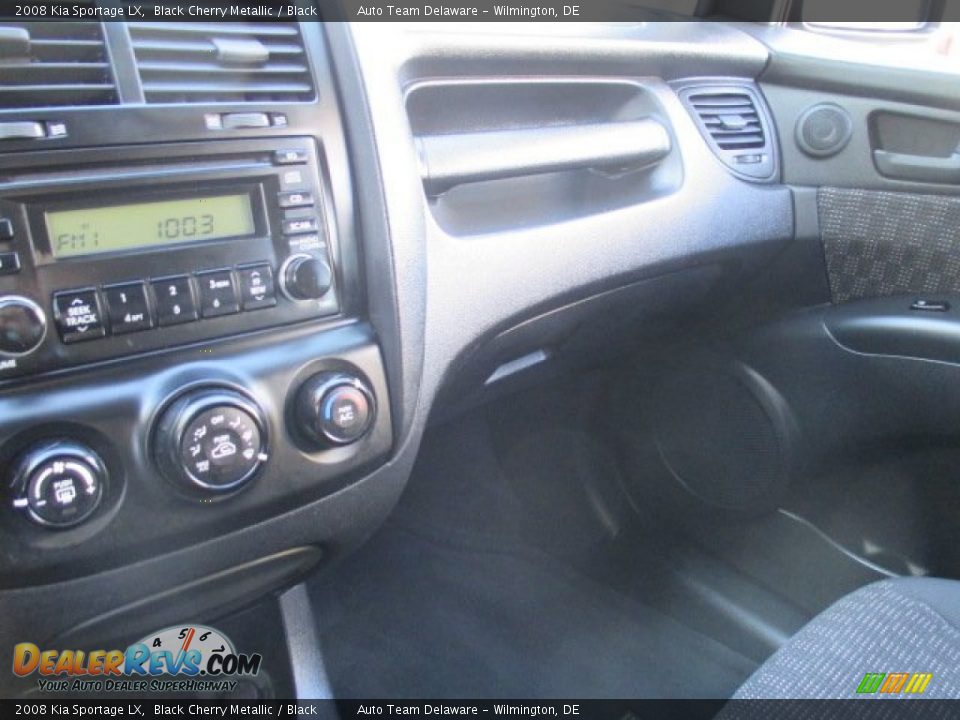 2008 Kia Sportage LX Black Cherry Metallic / Black Photo #17