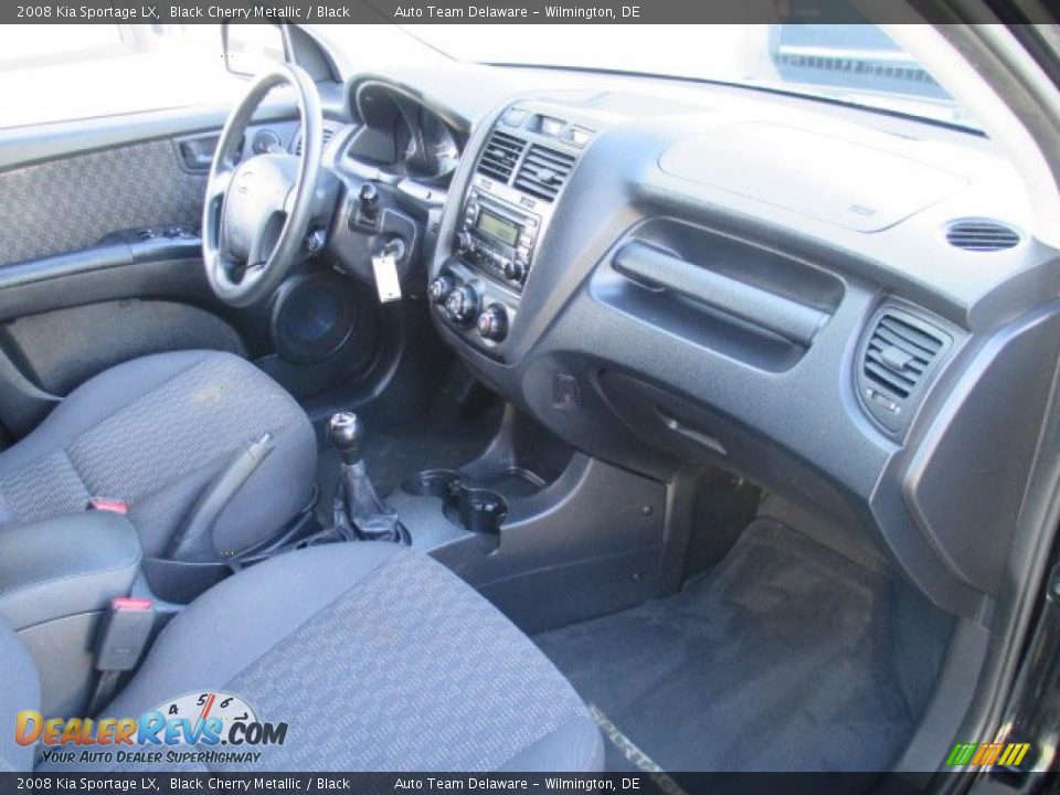 2008 Kia Sportage LX Black Cherry Metallic / Black Photo #18