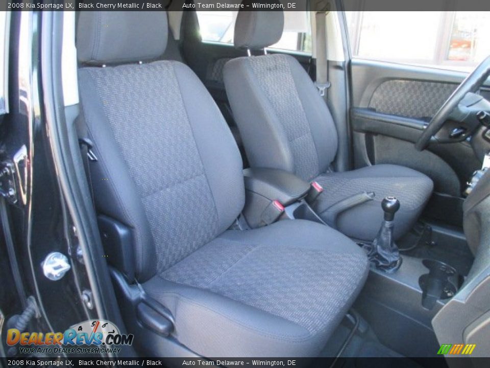 2008 Kia Sportage LX Black Cherry Metallic / Black Photo #19