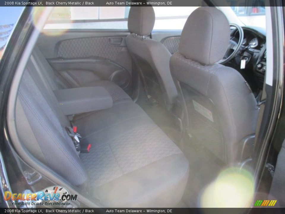 2008 Kia Sportage LX Black Cherry Metallic / Black Photo #20