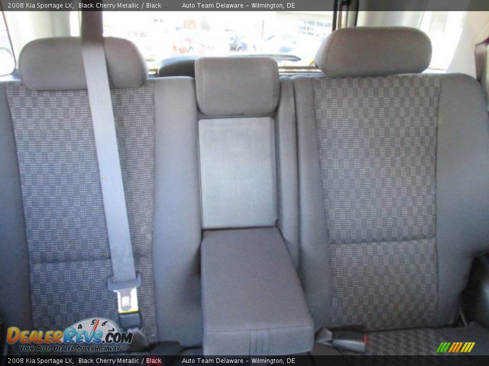2008 Kia Sportage LX Black Cherry Metallic / Black Photo #21