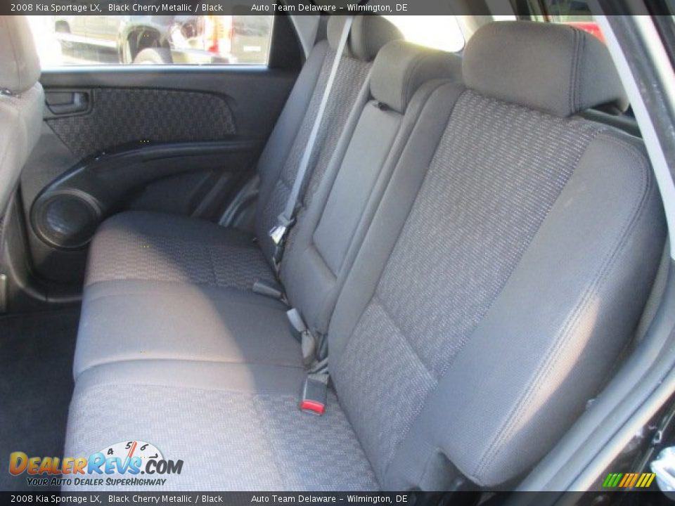 2008 Kia Sportage LX Black Cherry Metallic / Black Photo #22