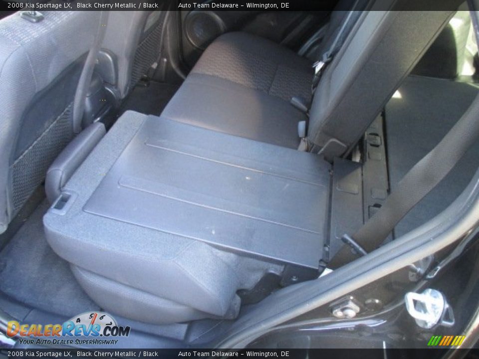 2008 Kia Sportage LX Black Cherry Metallic / Black Photo #23
