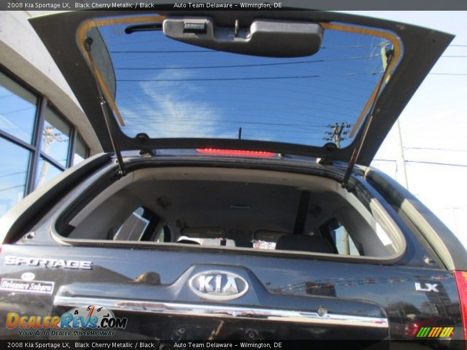 2008 Kia Sportage LX Black Cherry Metallic / Black Photo #25