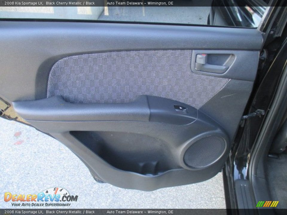 2008 Kia Sportage LX Black Cherry Metallic / Black Photo #27