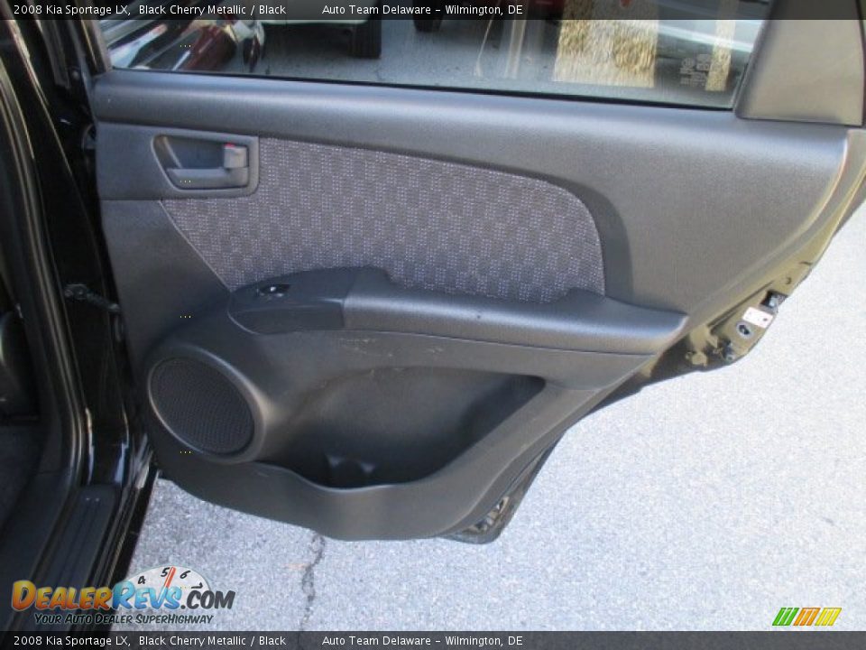 2008 Kia Sportage LX Black Cherry Metallic / Black Photo #28