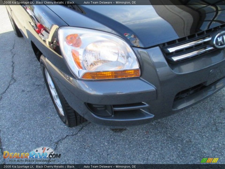 2008 Kia Sportage LX Black Cherry Metallic / Black Photo #30