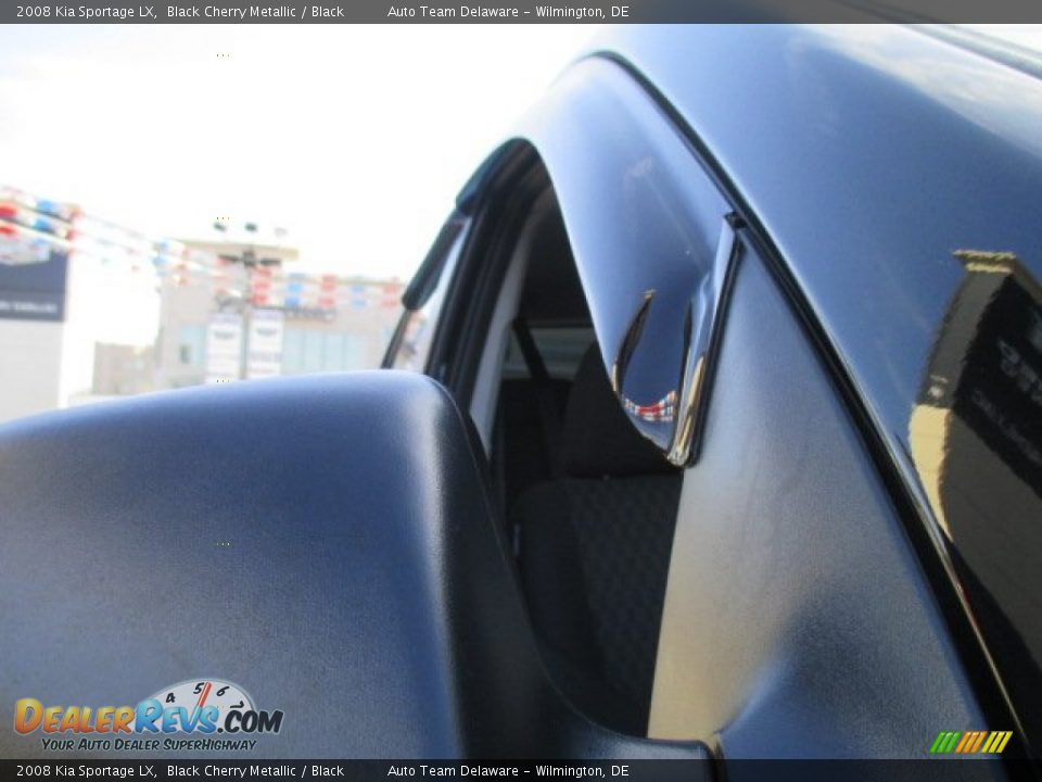 2008 Kia Sportage LX Black Cherry Metallic / Black Photo #31
