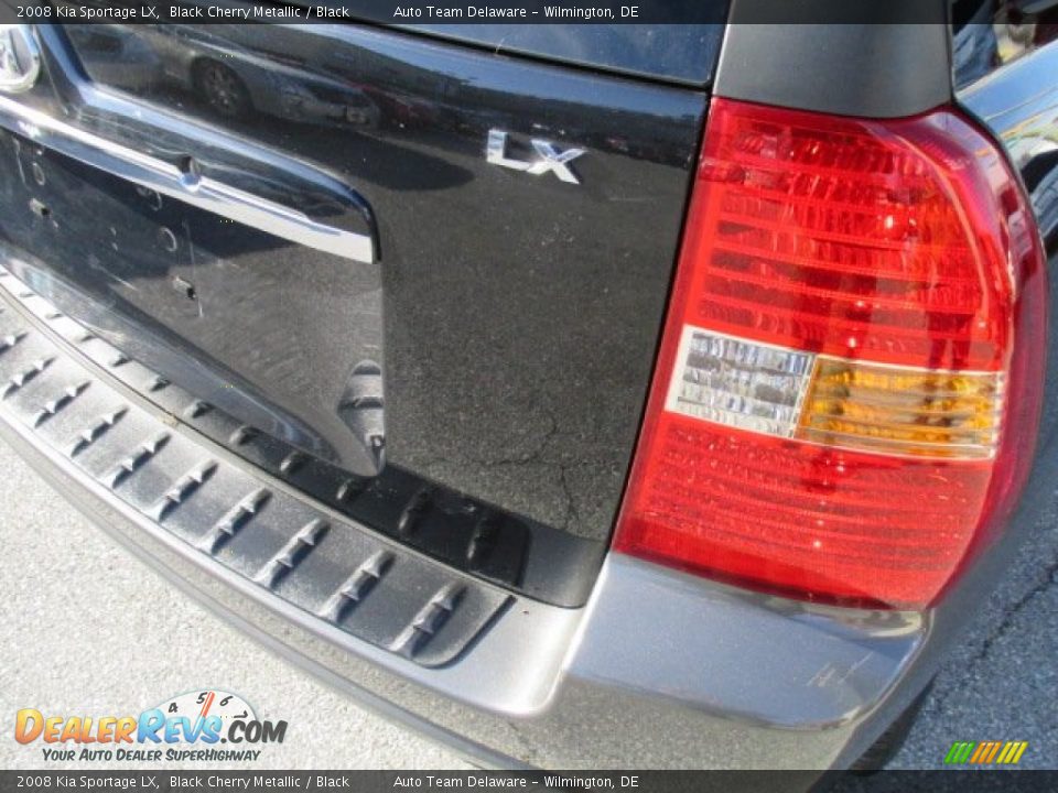 2008 Kia Sportage LX Black Cherry Metallic / Black Photo #32
