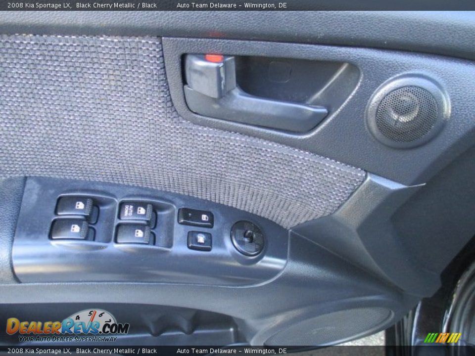 2008 Kia Sportage LX Black Cherry Metallic / Black Photo #33