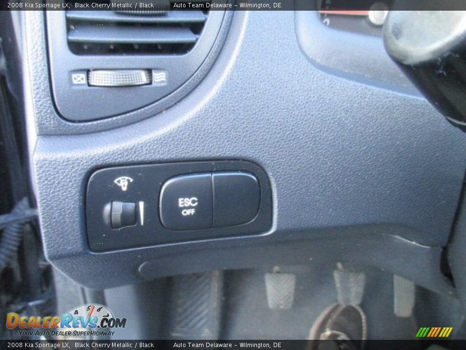 2008 Kia Sportage LX Black Cherry Metallic / Black Photo #34