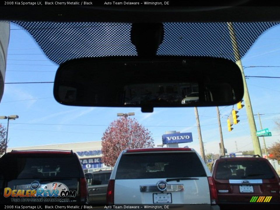 2008 Kia Sportage LX Black Cherry Metallic / Black Photo #35