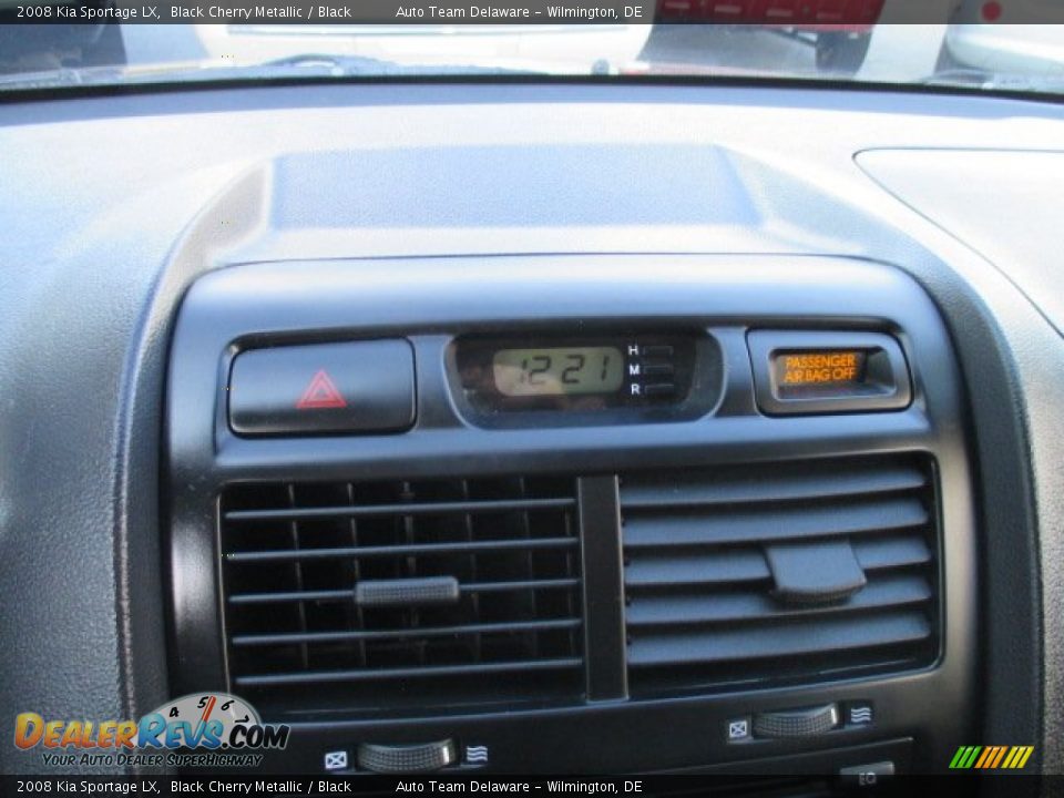 2008 Kia Sportage LX Black Cherry Metallic / Black Photo #36