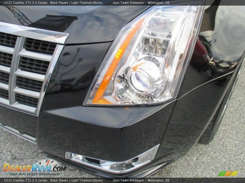 2013 Cadillac CTS 3.0 Sedan Black Raven / Light Titanium/Ebony Photo #26