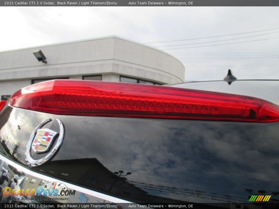 2013 Cadillac CTS 3.0 Sedan Black Raven / Light Titanium/Ebony Photo #28