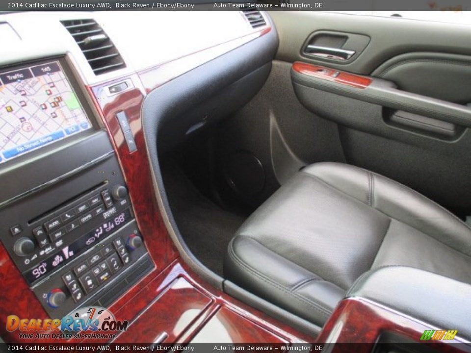 2014 Cadillac Escalade Luxury AWD Black Raven / Ebony/Ebony Photo #15