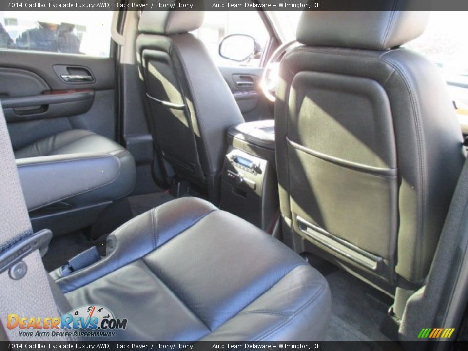 2014 Cadillac Escalade Luxury AWD Black Raven / Ebony/Ebony Photo #18