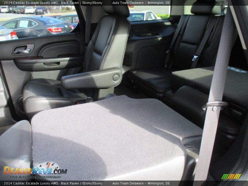 2014 Cadillac Escalade Luxury AWD Black Raven / Ebony/Ebony Photo #25