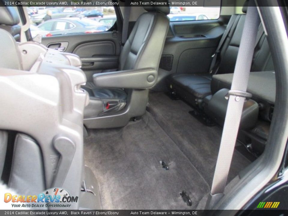 2014 Cadillac Escalade Luxury AWD Black Raven / Ebony/Ebony Photo #27