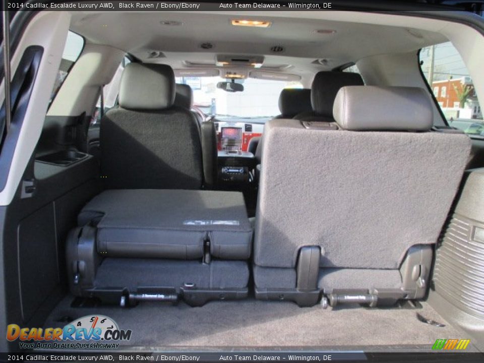2014 Cadillac Escalade Luxury AWD Black Raven / Ebony/Ebony Photo #28