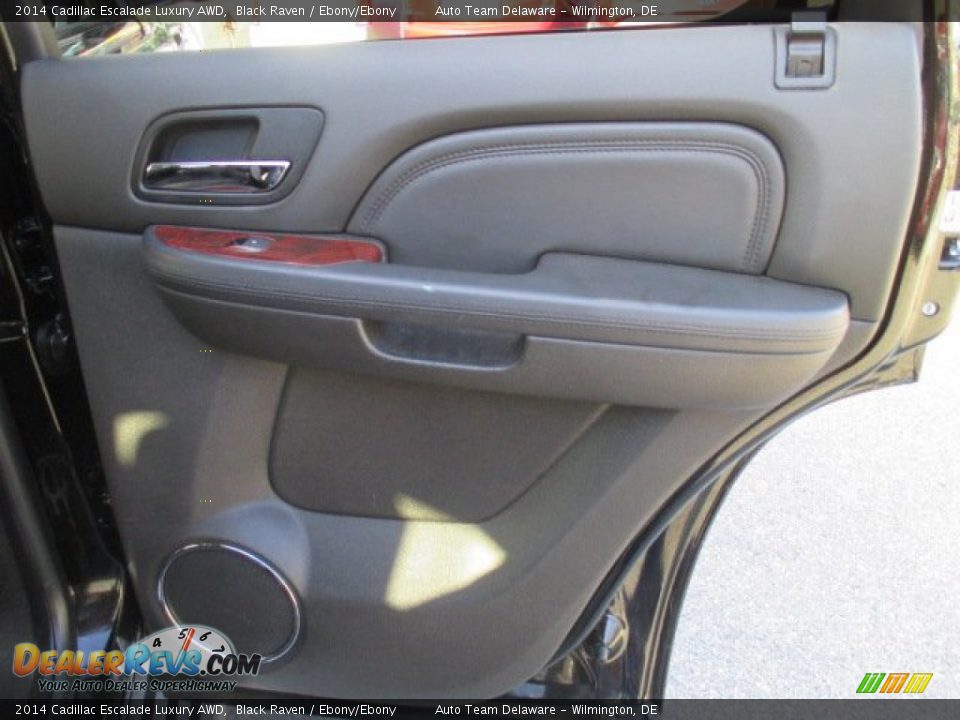 2014 Cadillac Escalade Luxury AWD Black Raven / Ebony/Ebony Photo #34