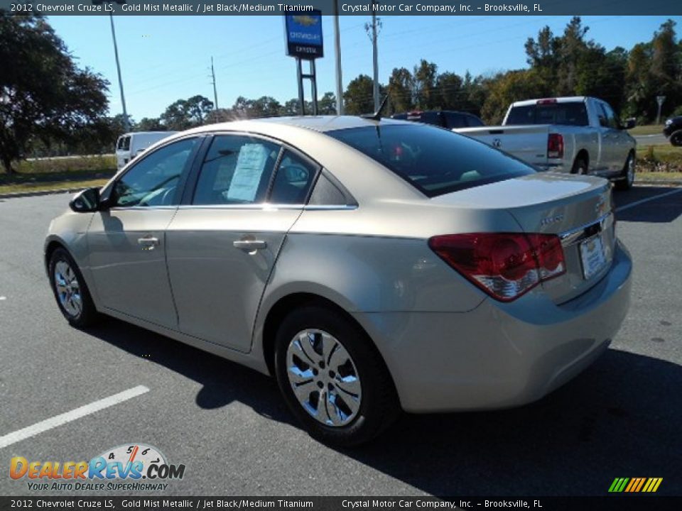 2012 Chevrolet Cruze LS Gold Mist Metallic / Jet Black/Medium Titanium Photo #3