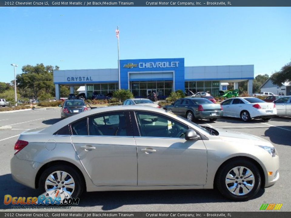 2012 Chevrolet Cruze LS Gold Mist Metallic / Jet Black/Medium Titanium Photo #9